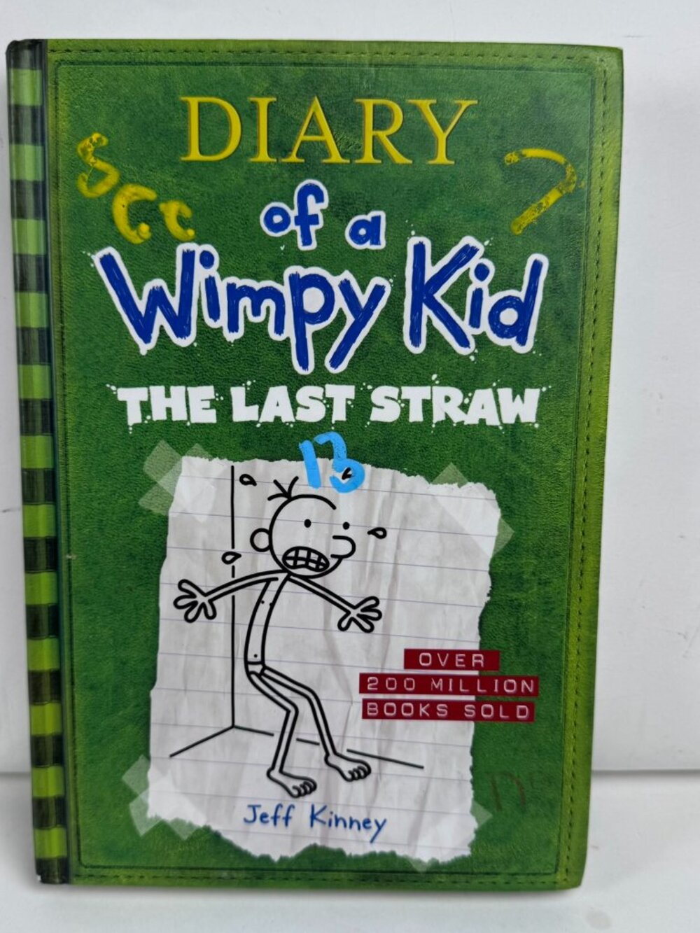 Diary of a Wimpy Kid Last Straw Book 3 Kinney Hardcover 9781419741876 Writing